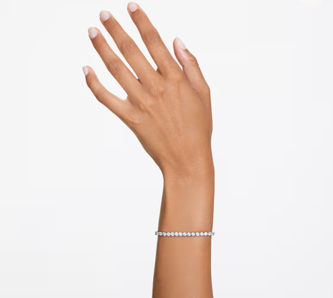 Clear Rhinestone Tennis Bracelet