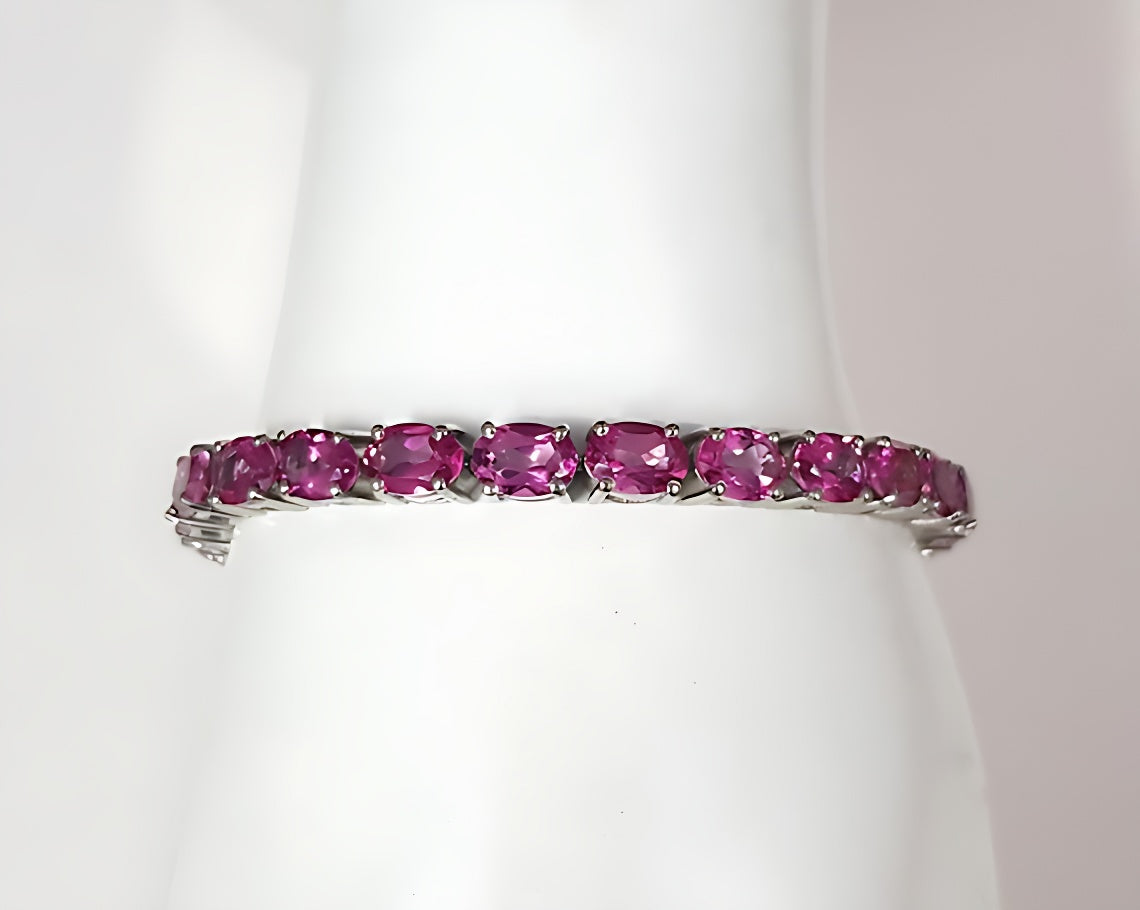 Topaz Gem Tennis Bracelet