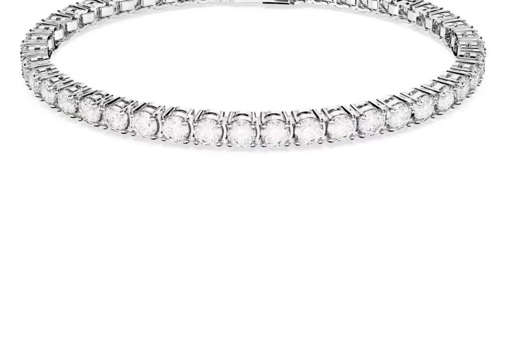 Clear Rhinestone Tennis Bracelet