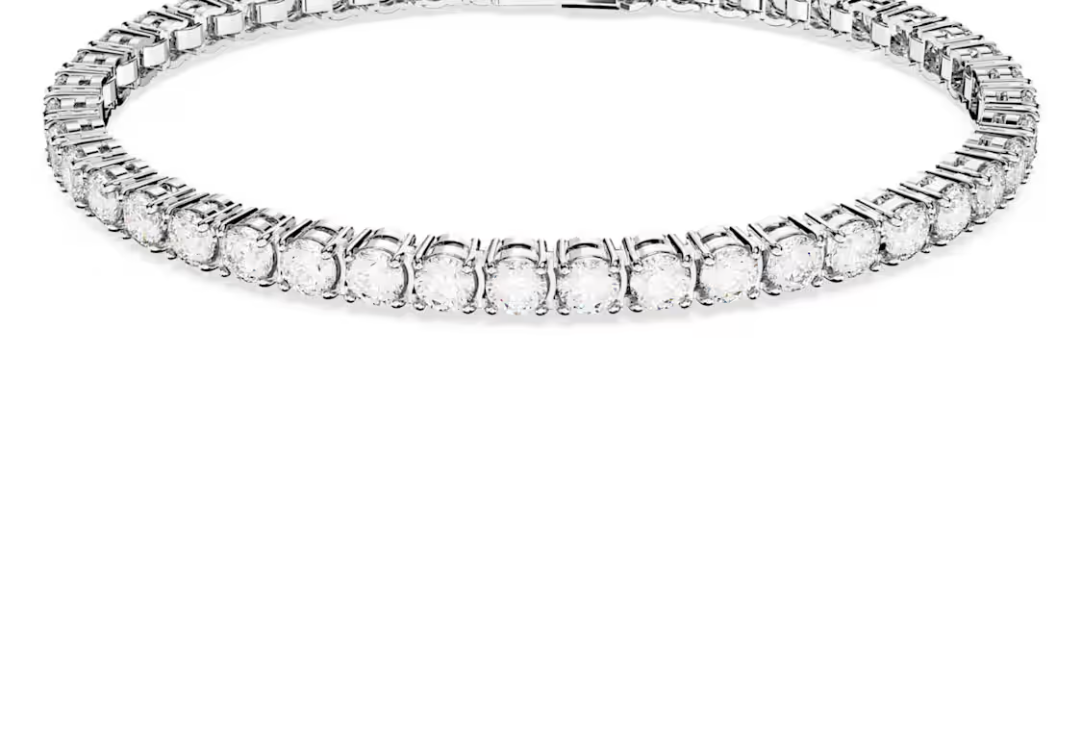 Clear Rhinestone Tennis Bracelet