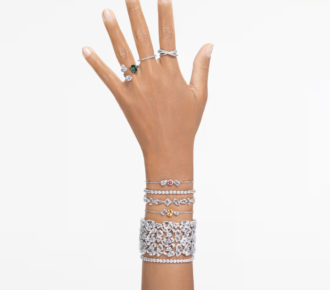Clear Rhinestone Tennis Bracelet