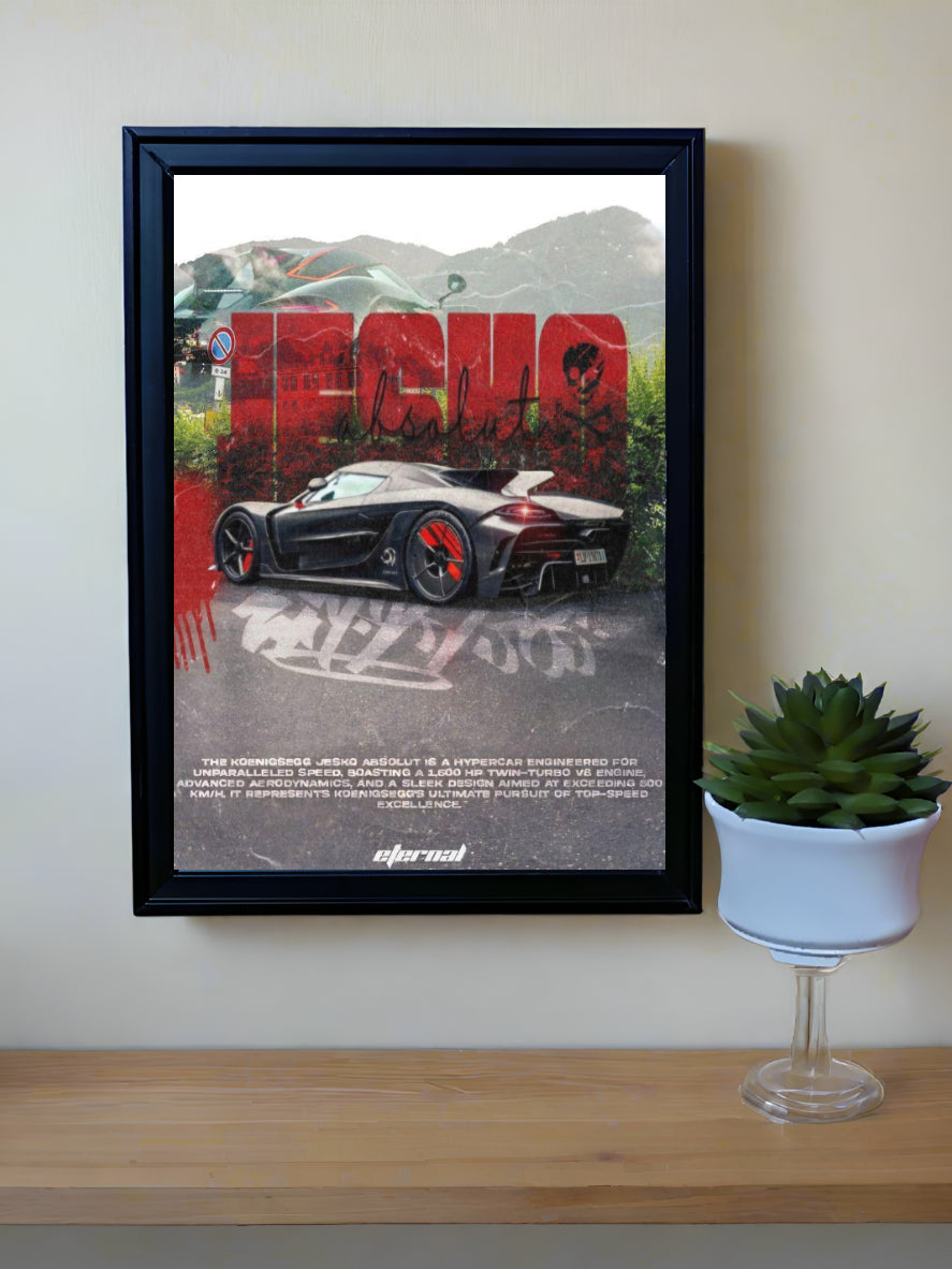 TF BASIC147 Auto-Art Glass Frame