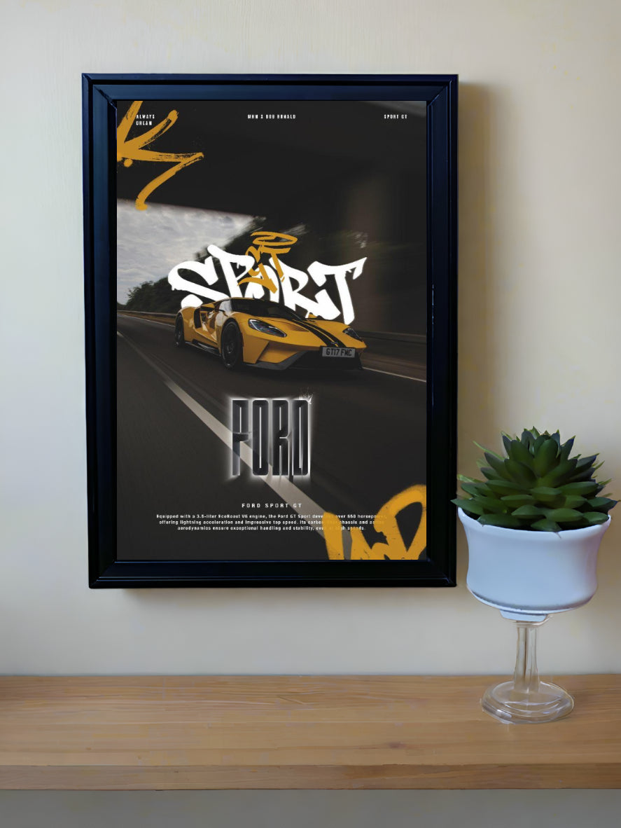 TF BASIC34 Auto-Art Glass Frame