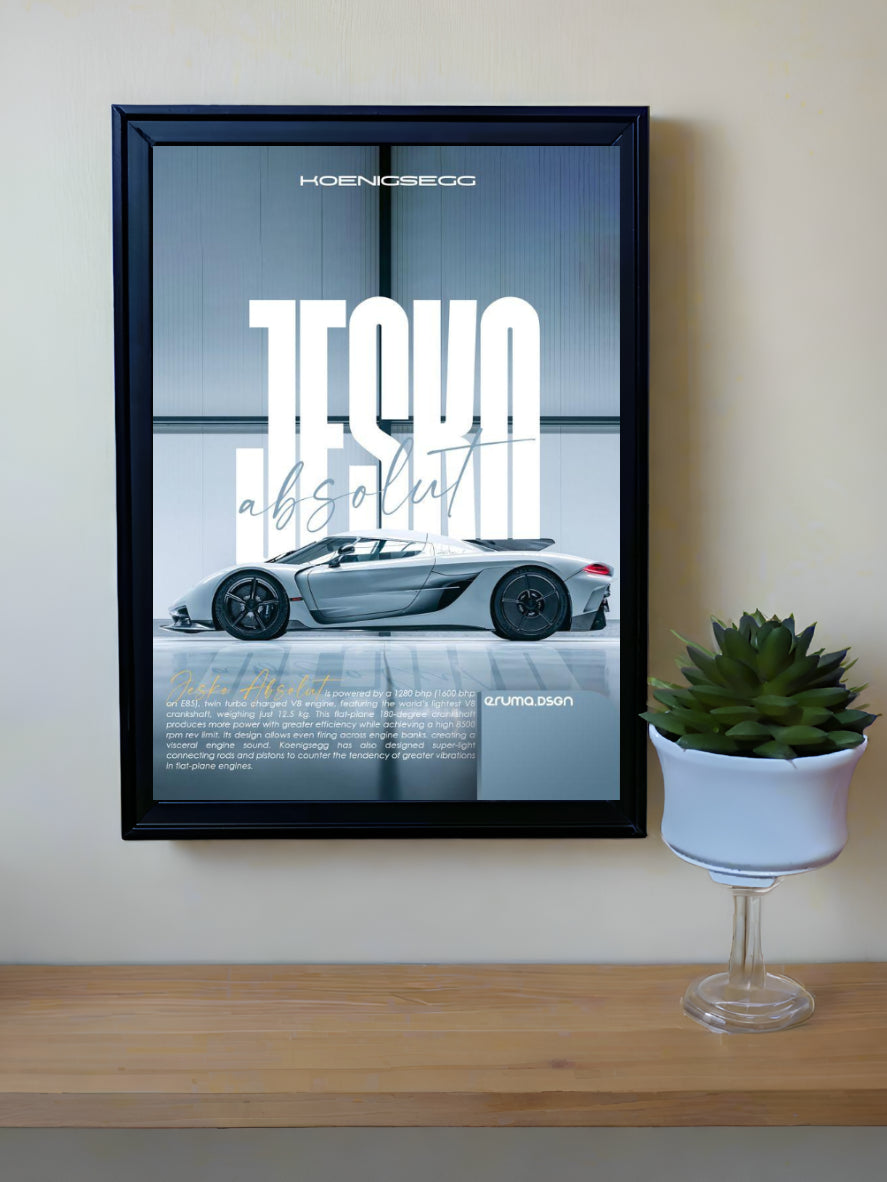 TF BASIC54 Auto-Art Glass Frame