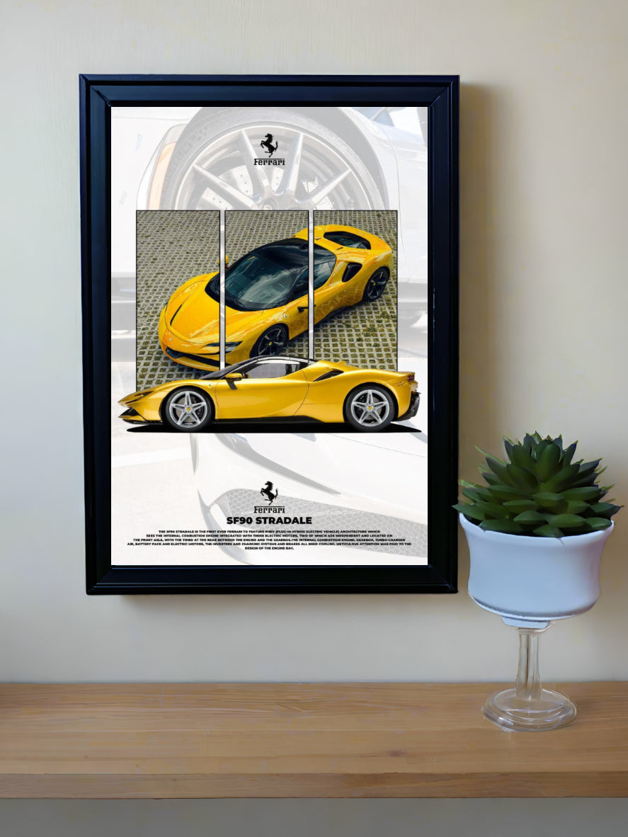 TF BASIC72 Auto-Art Glass Frame