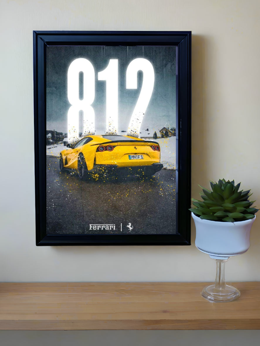 TF BASIC74 Auto-Art Glass Frame